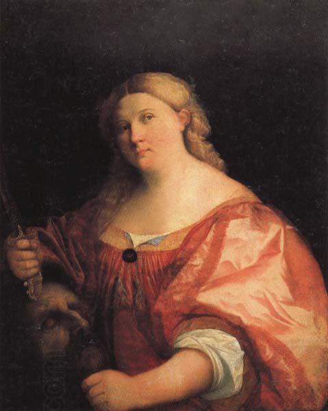 Palma Vecchio Judith with the Head of Holofernes oil painting picture